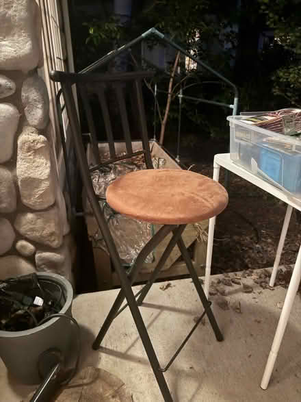 Photo of free Folding Barstool (Lafayette) #1