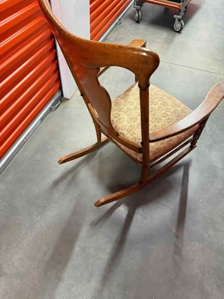 Photo of free Wood rocking chair (North Lakeville) #2