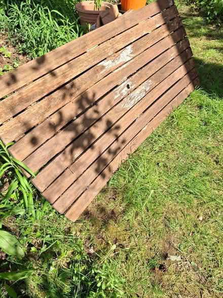 Photo of free Top of a wooden garden table (Lightwater GU18) #1