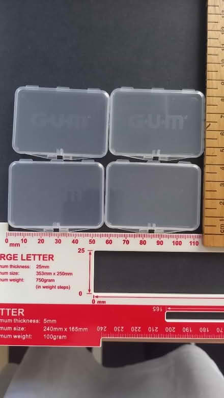 Photo of free 4x small plastic boxes (Bessels Green TN13) #1