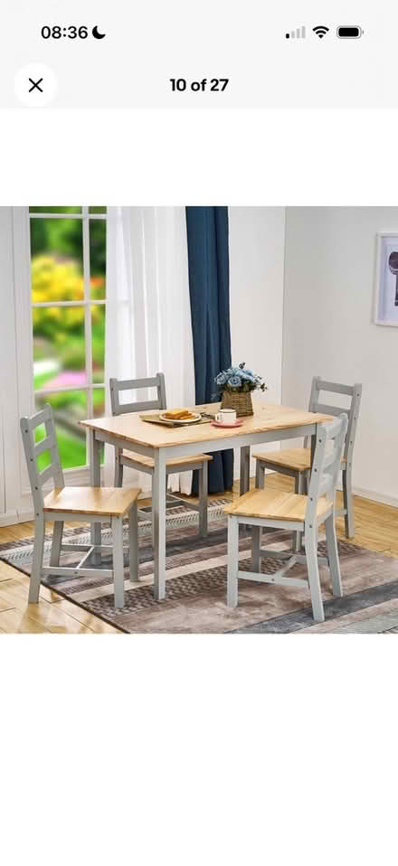 Photo of free Solid Wood Dining Table and Chairs (Nw9 5SF) #2