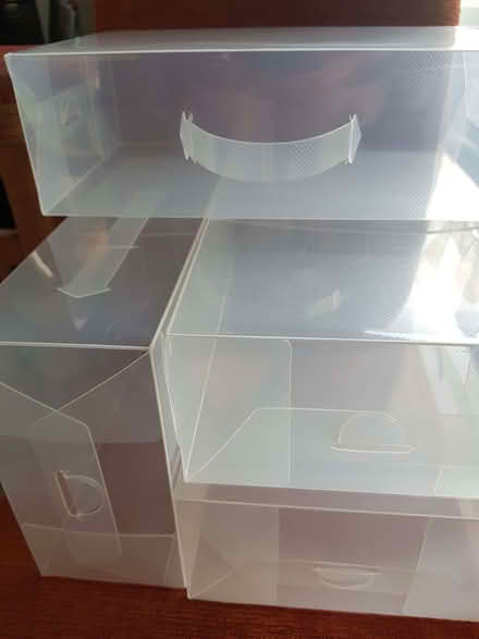 Photo of free Plastic shoe boxes (Kendal LA9) #1