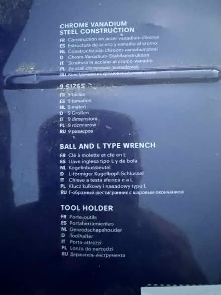 Photo of free Regards Allen key set (Fulwood - PR2 3) #2