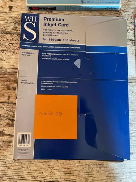 Photo of free Card for inkjet printer (Hanwell W13) #1