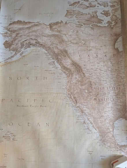 Photo of free Large Wall Map ( excluding EU) (Grangeway area NN10) #2