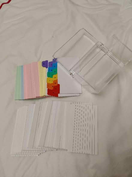 Photo of free Index cards, perfect for getting organised or for revision (Halesworth IP19) #1