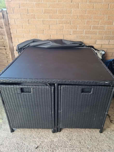Photo of free Outdoor cube table with cover (Penrith CA11) #1
