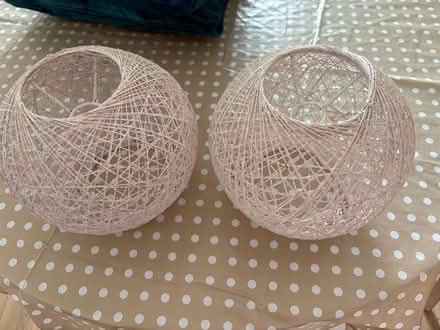 Photo of free 2 x white lampshades (CM1 Broomfield) #1