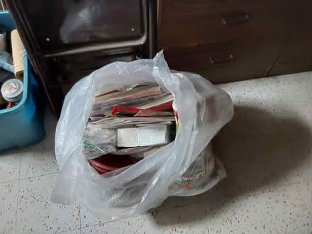 Photo of free Miscellaneous bag of paper products (Bloor/West Mall) #1