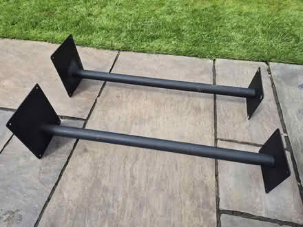 Photo of free Pair of metal speaker stands (Ellenbrook M28) #3