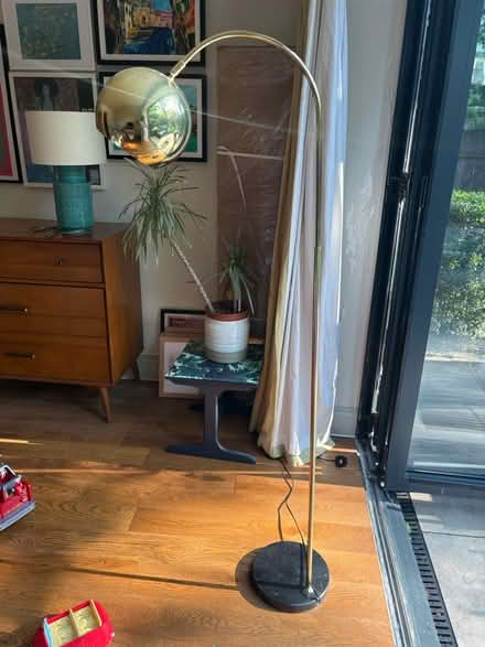 Photo of free Gold floor arc lamp (N6 4HP) #1