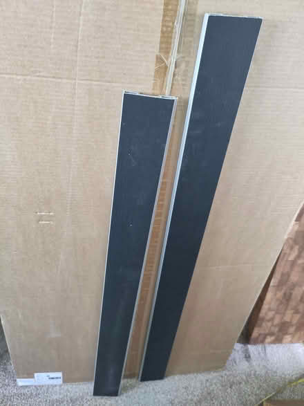 Photo of free two lengths IKEA kitchen FÖRBÄTTRA Plinth, matt anthracite (Dyke Road area BN1) #1