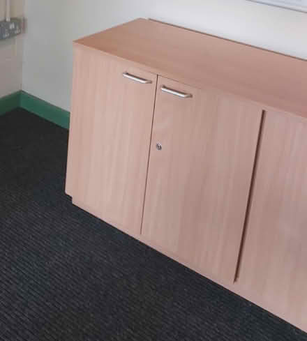 Photo of free Lockable wooden storage cabinet x 2 (Erith DA8) #2