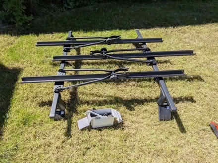 Photo of free Cruz Roof rails and bike rack for 3 bikes (Rainhill L35) #1