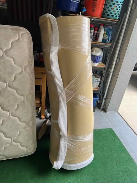 Photo of free Full Mattress and Foam Topper (Valrico) #2