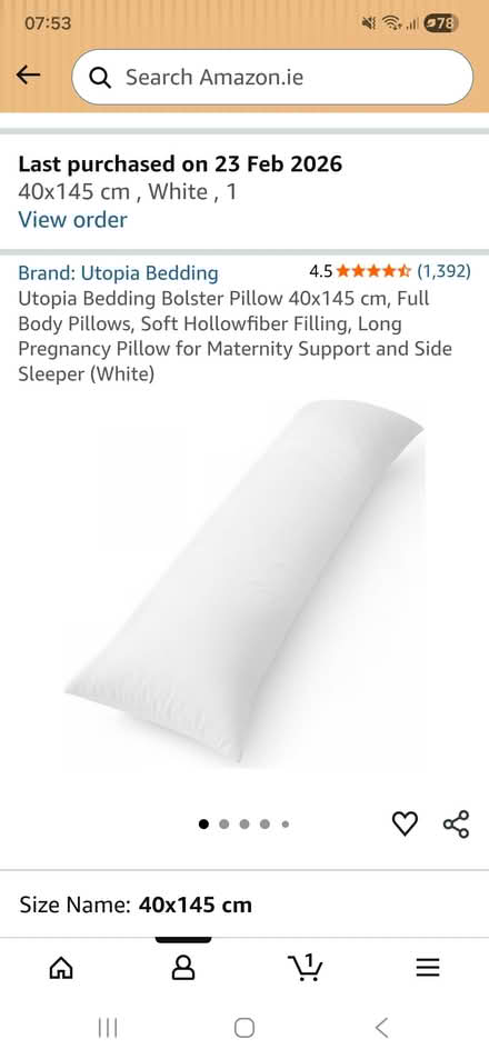 Photo of free Long materinty pillow (Bray) #1