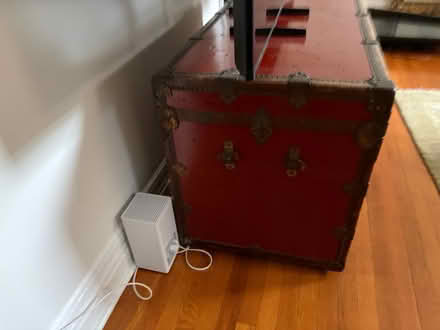 Photo of free Antique leather trunk (Bronxville) #1