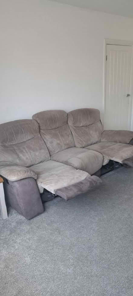Photo of free 3 seater recliner sofa (Drayton, Portsmouth) #1