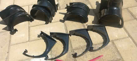 Photo of free pvc guttering brackets & connectors (Plumstead Common SE18) #2