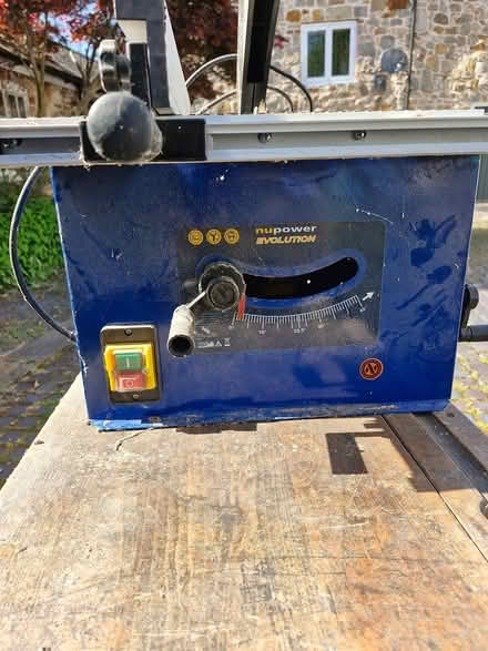 Photo of free Table saw mounted on school desk (Chirk LL14) #1
