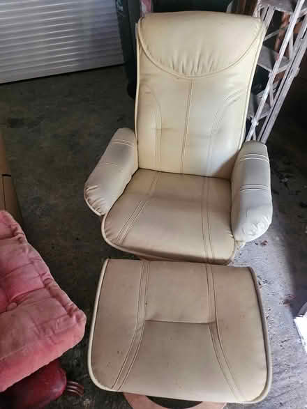 Photo of free Reclining chair and footstool (Widley PO7) #1
