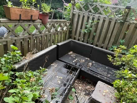 Photo of free Outdoor sectional in need of TLC (Prospect Heights) #1