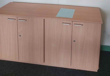 Photo of free Lockable wooden storage cabinet x 2 (Erith DA8) #1
