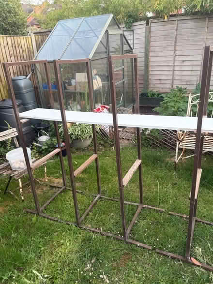 Photo of free Shed metal storage shelves (SO15) #1