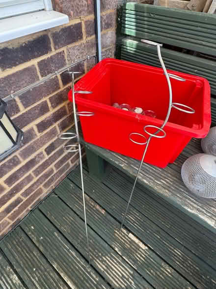 Photo of free 2 x tealight votive stakes for garden (Newport Pagnell MK16) #1