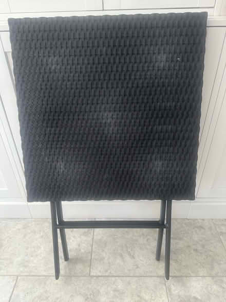 Photo of free Black foldable outdoor table (TW9) #2