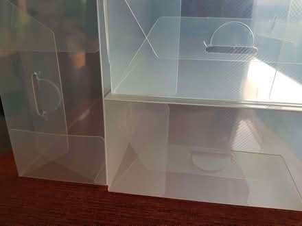 Photo of free Plastic shoe boxes (Kendal LA9) #2