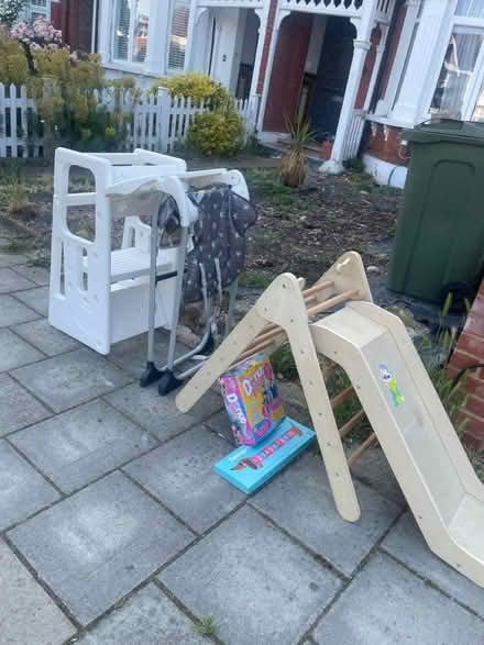 Photo of free Slide, feeding chair & step ladder (SW16) #1