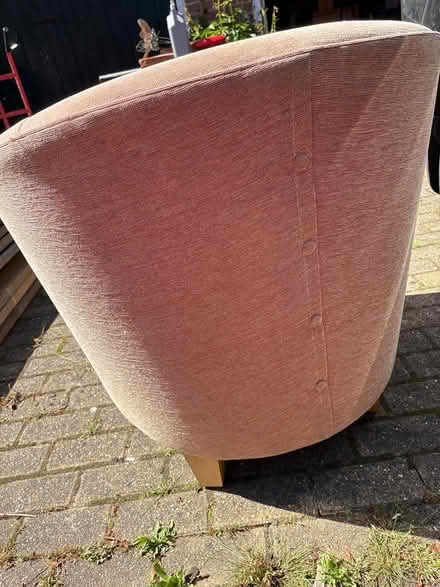 Photo of free Pink Bucket Chair (Carlton Colville NR33) #2