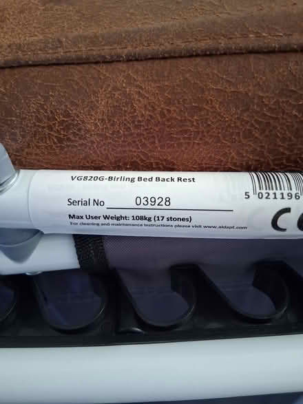 Photo of free Bed Back Rest (Stroud GL5) #1