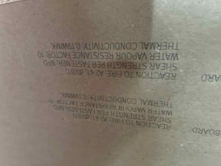 Photo of free Plasterboard - approx 1/2 sheet - see photo. (Newcastle-under-Lyme CW3) #2