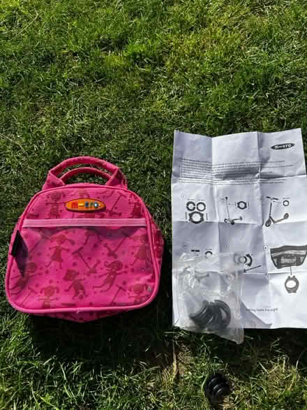 Photo of free Pink micro scooter bag (West Kirby) #1