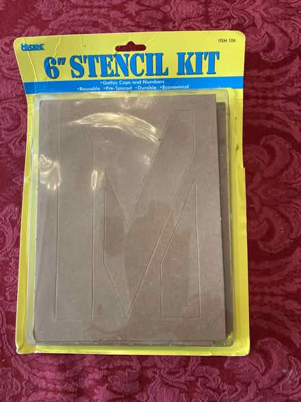 Photo of free 6-inch Stencil Set (Near Eubank Costco) #1