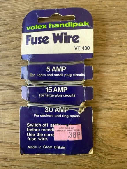 Photo of free Fuse Wire (Cowplain PO8) #1