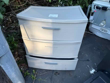 Photo of free Sterilite 2-drawer plastic storage (1089 West Olive Avenue) #1