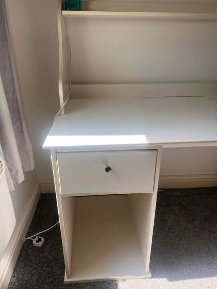 Photo of free Lovely white Ikea desk (L19) #3