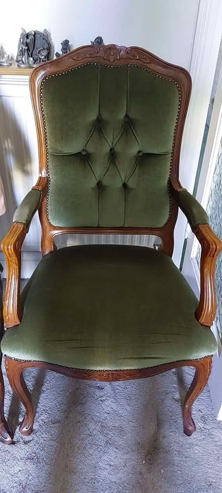 Photo of free 2 cushioned chairs (Winchmore Hill N13) #1