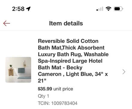 Photo of free Bathmat (Kensington) #1