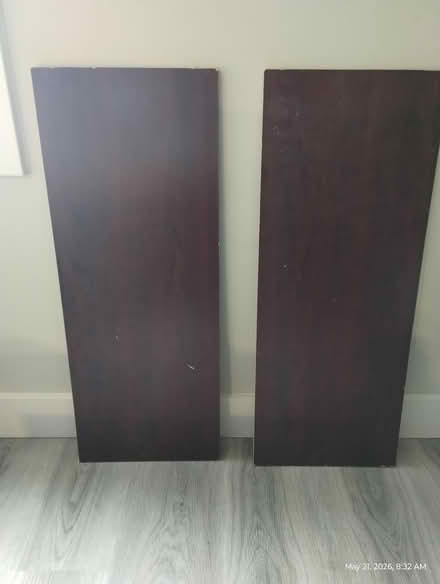 Photo of free Dark Tall bookcase (6ft) (19124) #3
