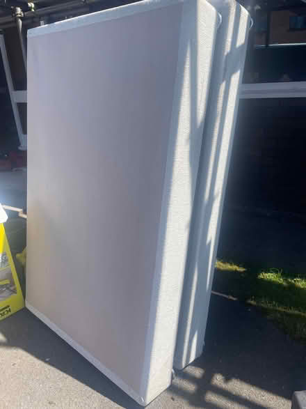 Photo of free Double Cream Bed Frame (Wilmslow SK9) #1