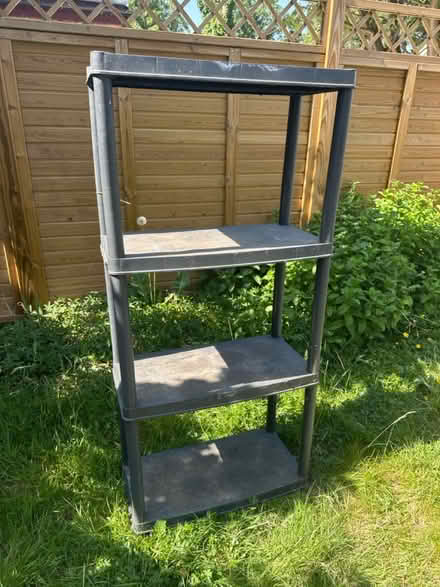 Photo of free plastic shelving unit (kingston KT2) #1