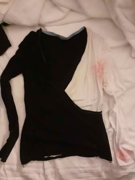 Photo of free Size 8 black white top (Birmingham City Centre B4) #1