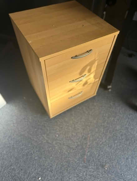 Photo of free 3 drawer filing cabinet (Erith Bexley DA8) #2