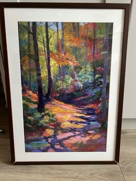 Photo of free Woodland Strolled Framed Art (GL9) #1