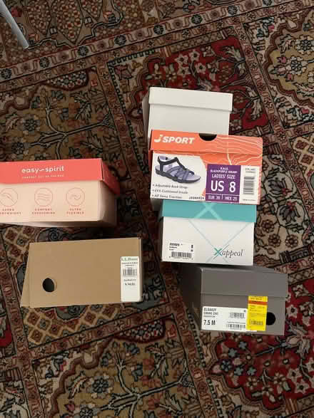 Photo of free 6 empty Shoe boxes (Belmont) #1