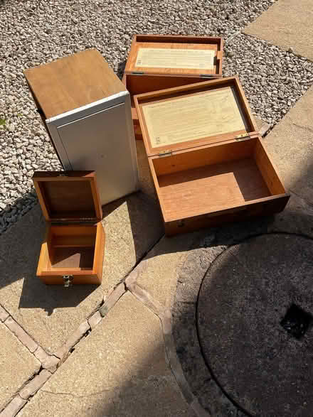 Photo of free Assorted wooden boxes (Kineton Green B92) #1